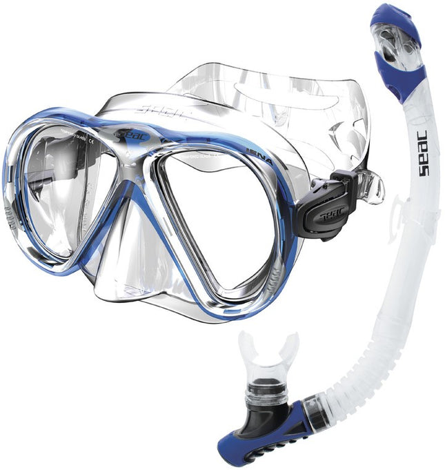 Seac Set Bis Iena Dry | Mask & Dry Top Snorkel