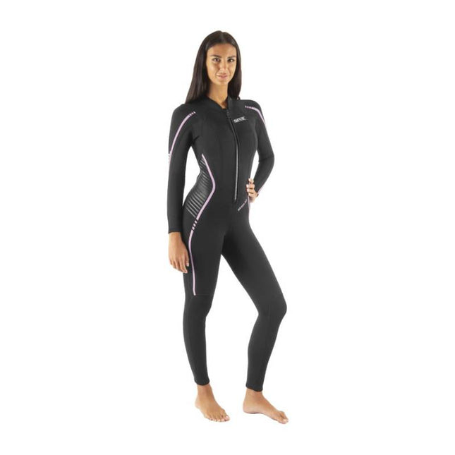 SEAC Invidia 3mm Womens Wetsuit | UltraStretch Front Zip Dive Suit