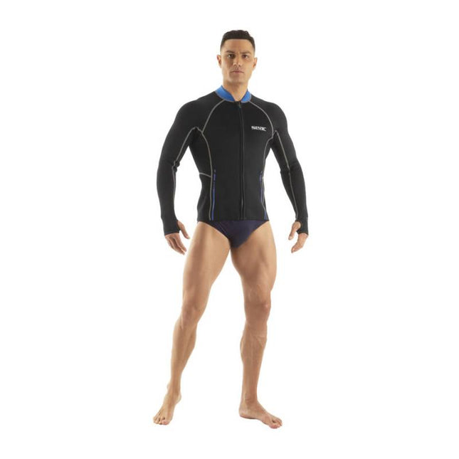 SEAC Lover Long Vest 2mm Mens Neoprene Jacket | Water Sports Top