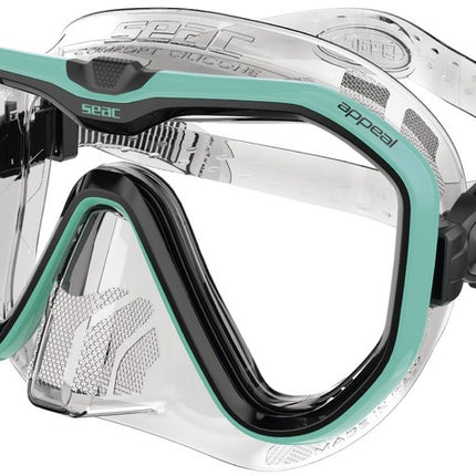Seac Appeal Diving Mask | Single Lens 4mm Tempered Glass