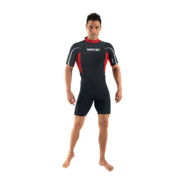 SEAC Relax Shorty 2.2mm Mens Wetsuit | Back Zip Warm Water Shorty