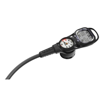 SEAC Console Screen Black | Dive Computer + Pressure Gauge (Bar) + Compass