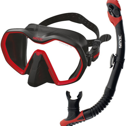 Seac Bis Icona Reverse Dry Set | Mask & Dry Top Snorkel