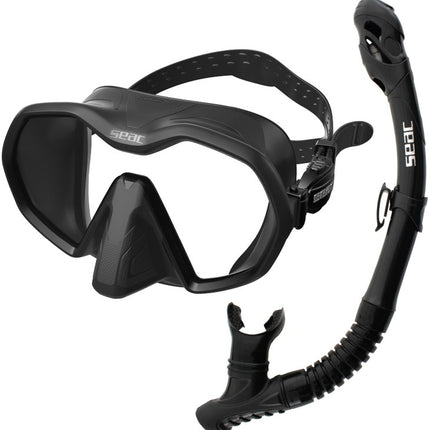 Seac Bis Icona Reverse Dry Set | Mask & Dry Top Snorkel
