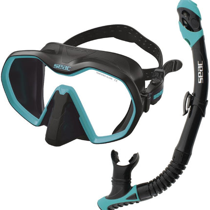 Seac Bis Icona Reverse Dry Set | Mask & Dry Top Snorkel