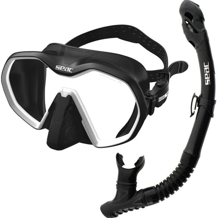 Seac Bis Icona Reverse Dry Set | Mask & Dry Top Snorkel
