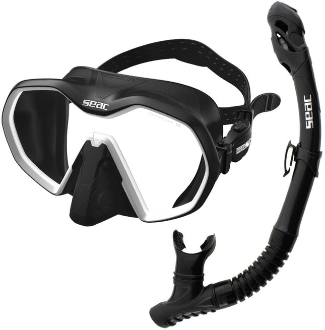 Seac Bis Icona Reverse Dry Set | Mask & Dry Top Snorkel