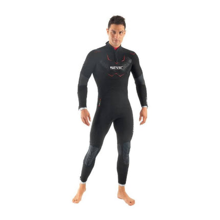 SEAC Space 5mm Mens Wetsuit | Ultrastretch Rear Zip Dive Suit