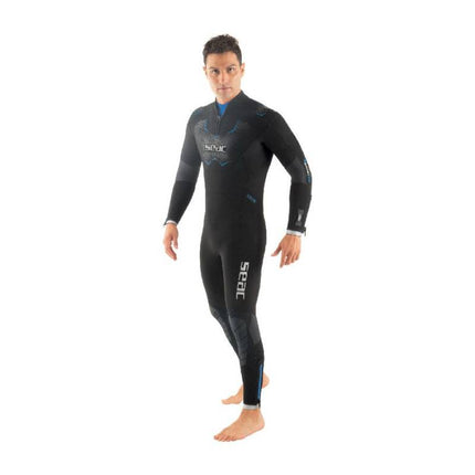 SEAC Space 7mm Mens Wetsuit | Ultrastretch Rear Zip Dive Suit