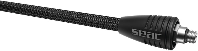 SEAC Regulator Hose 78cm | Standard 30.7in Hiflex Scuba Hose | Black