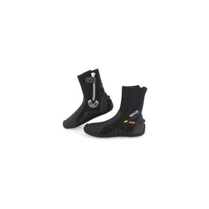 SEAC Basic HD 5mm Diving Booties | High Cut Zip Neoprene Boots