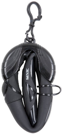 Seac Turtle Silicone Snorkel Black | Foldable Design