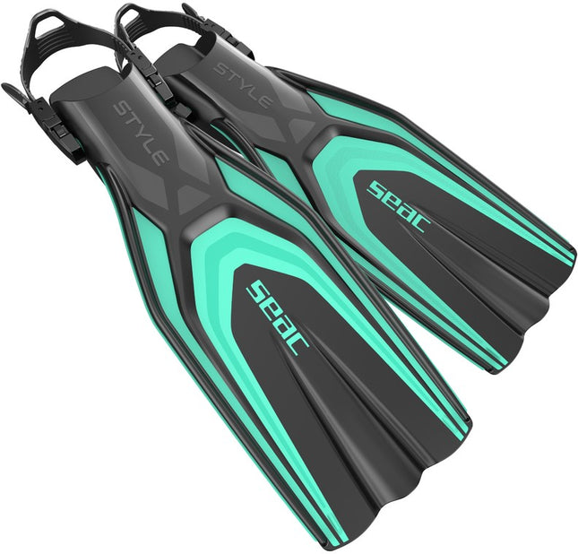 Seac Style Tiffany Open Heel Diving Fins | Adjustable Strap