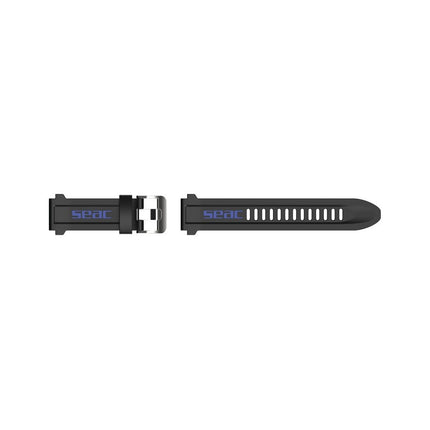 SEAC Tablet Complete Strap 163-44-NB | Black-Blue Replacement Rubber Wrist Strap