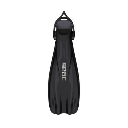 Seac U-1000 Black Diving Fins | Sling Strap Made in Italy