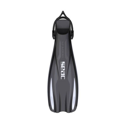 Seac U-1000 White Diving Fins | Sling Strap Open Heel