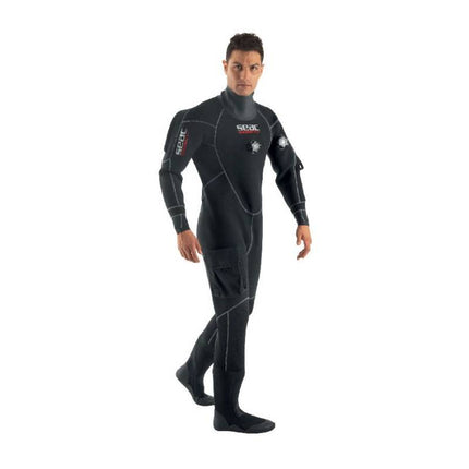 SEAC Warmdry 4mm Neoprene Drysuit | Mens Heavy Duty Diving Suit