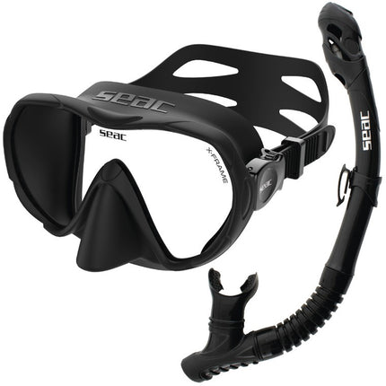 Seac BIS XFrame Snorkel Set | Mask & Snorkel Combo
