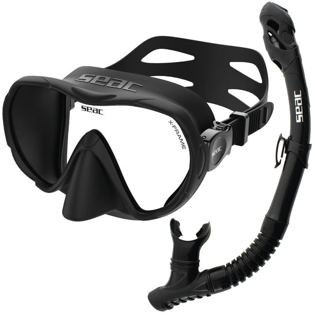 Seac BIS XFrame Snorkel Set | Mask & Snorkel Combo