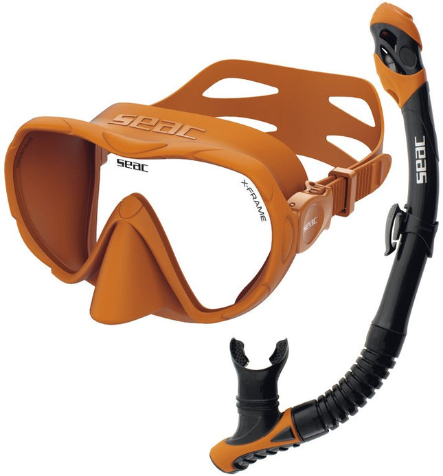 Seac BIS XFrame Snorkel Set | Mask & Snorkel Combo