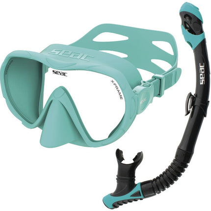 Seac BIS XFrame Snorkel Set | Mask & Snorkel Combo