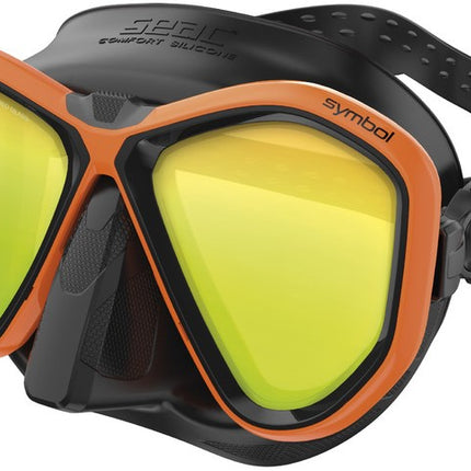 Seac Symbol Diving Mask | Tempered Glass Twin Lens Scuba Mask