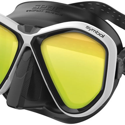 Seac Symbol Diving Mask | Tempered Glass Twin Lens Scuba Mask
