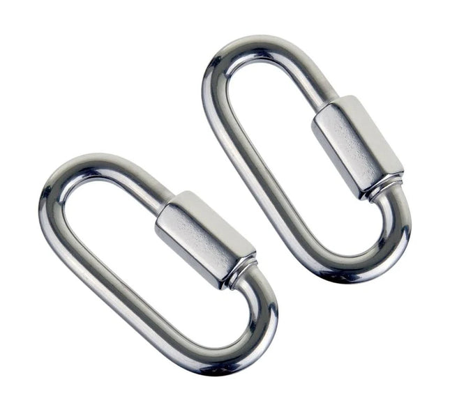 Hydrotech Stainless Steel Quick Links 40mm 2 Pack | Dive & Marine Connectors