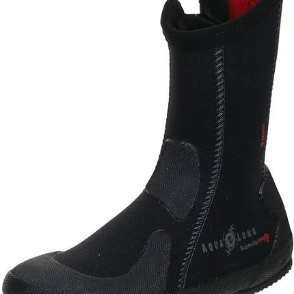 Aqualung Ergo 5mm Dive Boots UK 6 | Neoprene Scuba Boots with Zip & Grip Sole