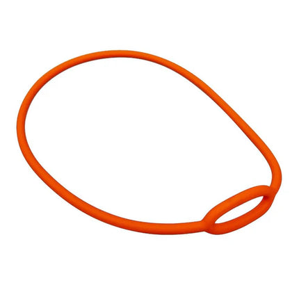 Silicone Regulator Necklace Orange | Scuba Octopus Holder Neck Strap