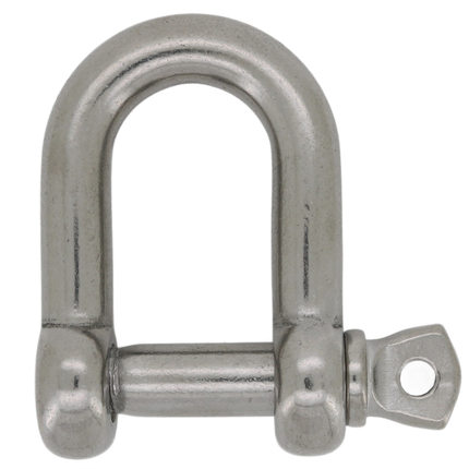 2 Pack 5mm Stainless Steel D Shackles | Marine & Dive Shackle with Pin