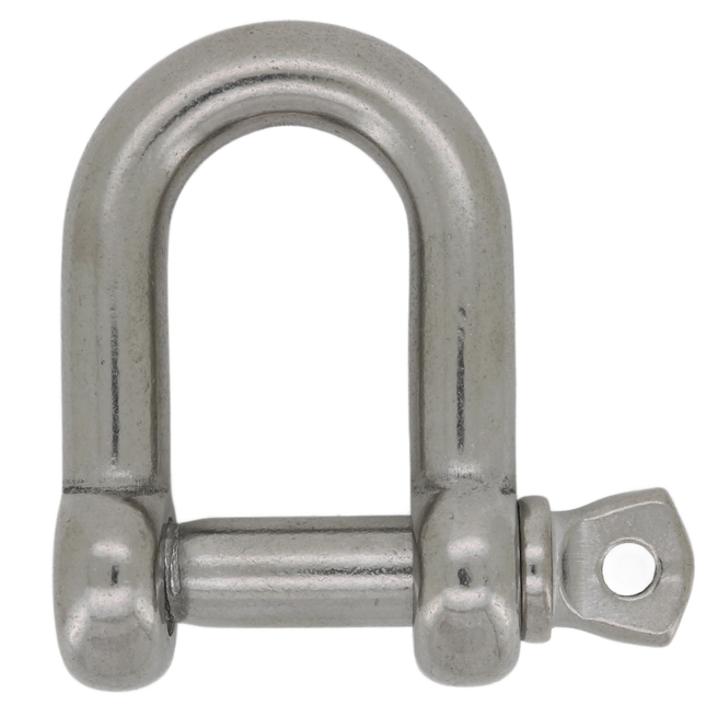 2 Pack 5mm Stainless Steel D Shackles | Marine & Dive Shackle with Pin