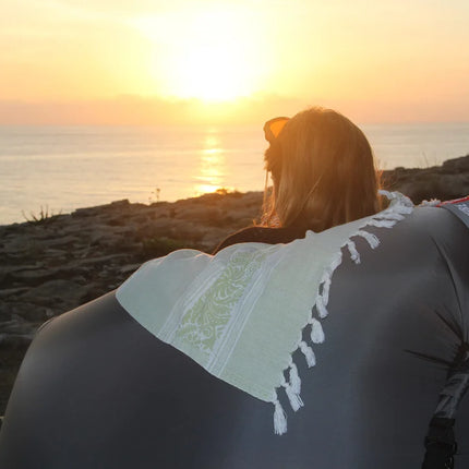 Frostfire Sunchill Inflatable Portable Chair | Waterproof Camping Beach Seat 150kg