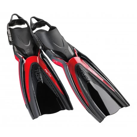 TUSA SF0104 HyFlex SWITCH Medium Metallic Red Scuba Diving Fins | UK 7-10