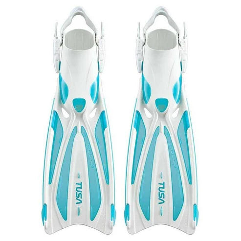 TUSA SF22 SOLLA Strap Fins | Open Heel Scuba Diving Fins with ForcElast Technology