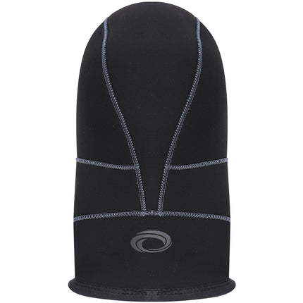 Typhoon Raptor5 Hood 5mm Large | Thermal Neoprene Dive Hood Black