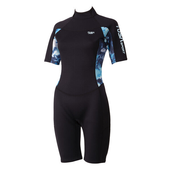 TUSA Sport Women's 2mm Shorty Wetsuit | Neoprene Short Wetsuit for Snorkelling & Watersports